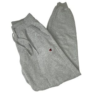 Champion Womens Gray Logo Jogger Track Pants